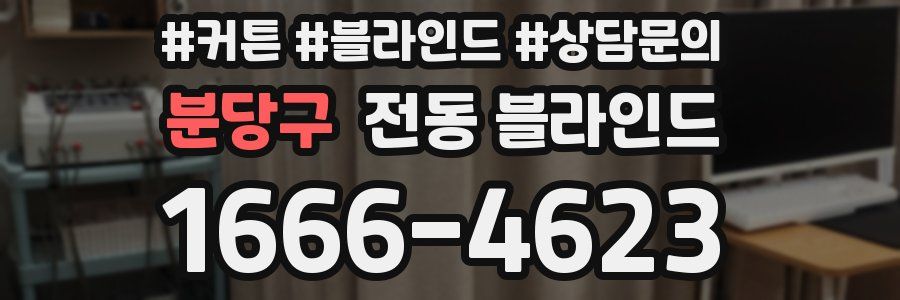 분당구 전동 블라인드