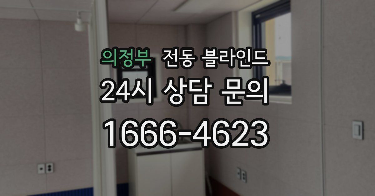 의정부 전동 블라인드
