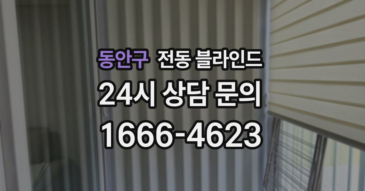 동안구 전동 블라인드