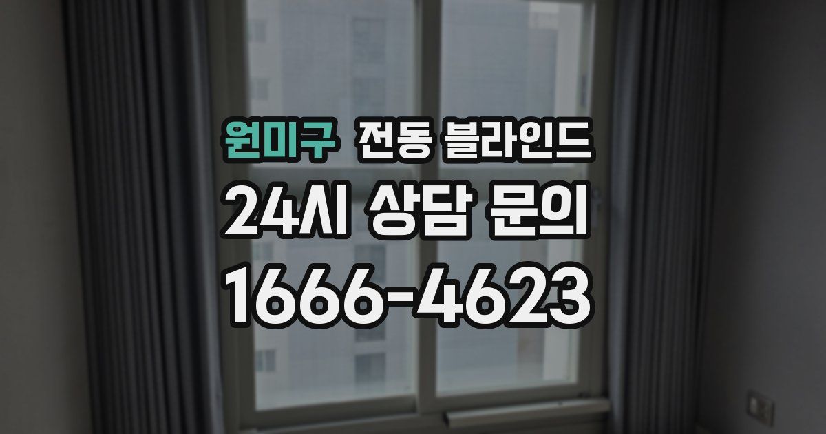 원미구 전동 블라인드