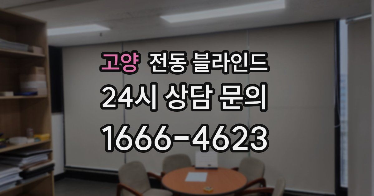 고양 전동 블라인드