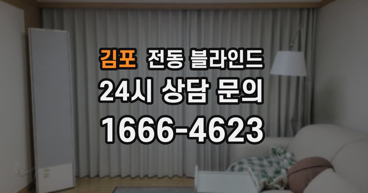 김포 전동 블라인드