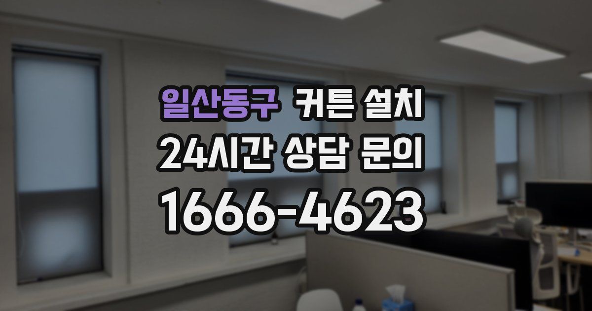 일산동구 커튼 설치