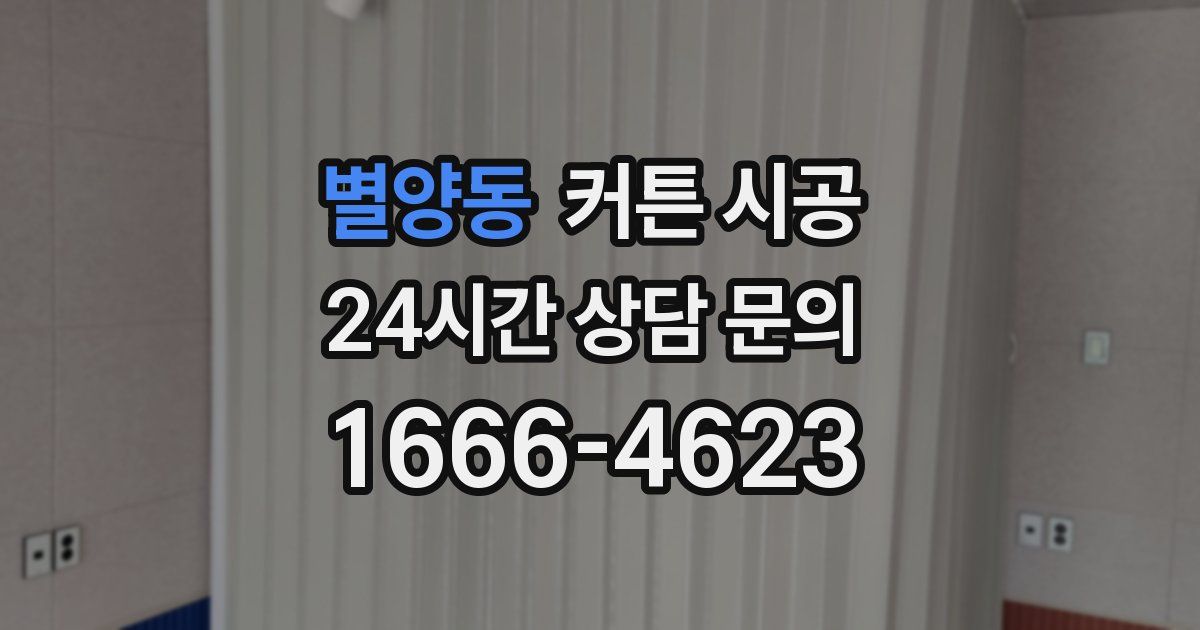 별양동 커튼 시공