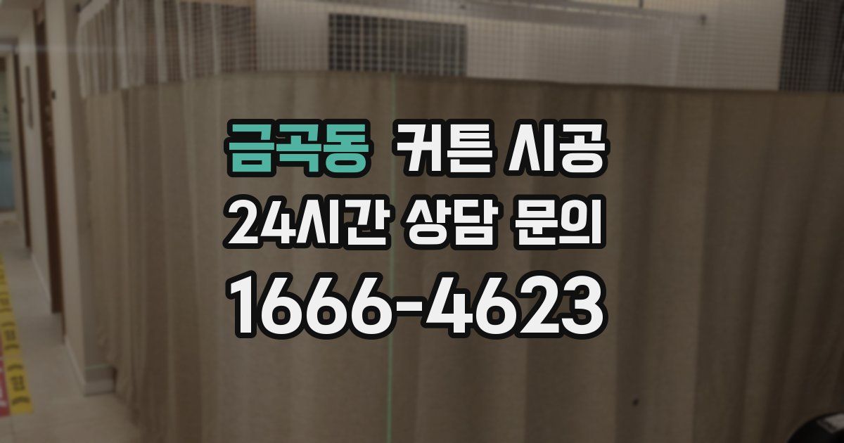 금곡동 커튼 시공