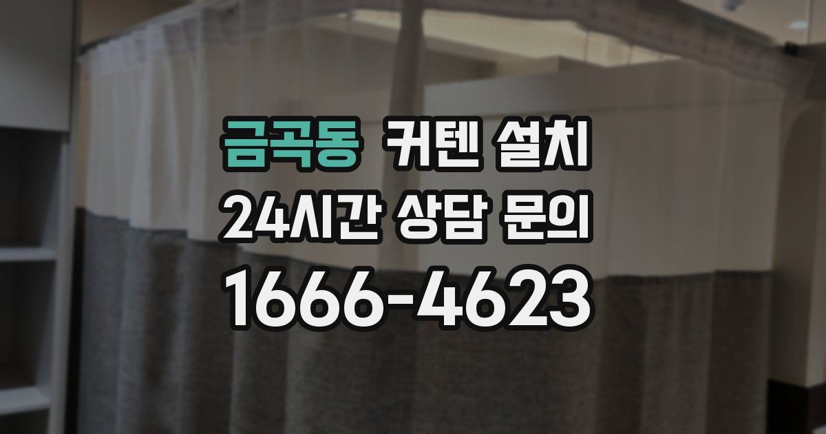 금곡동 커텐 설치