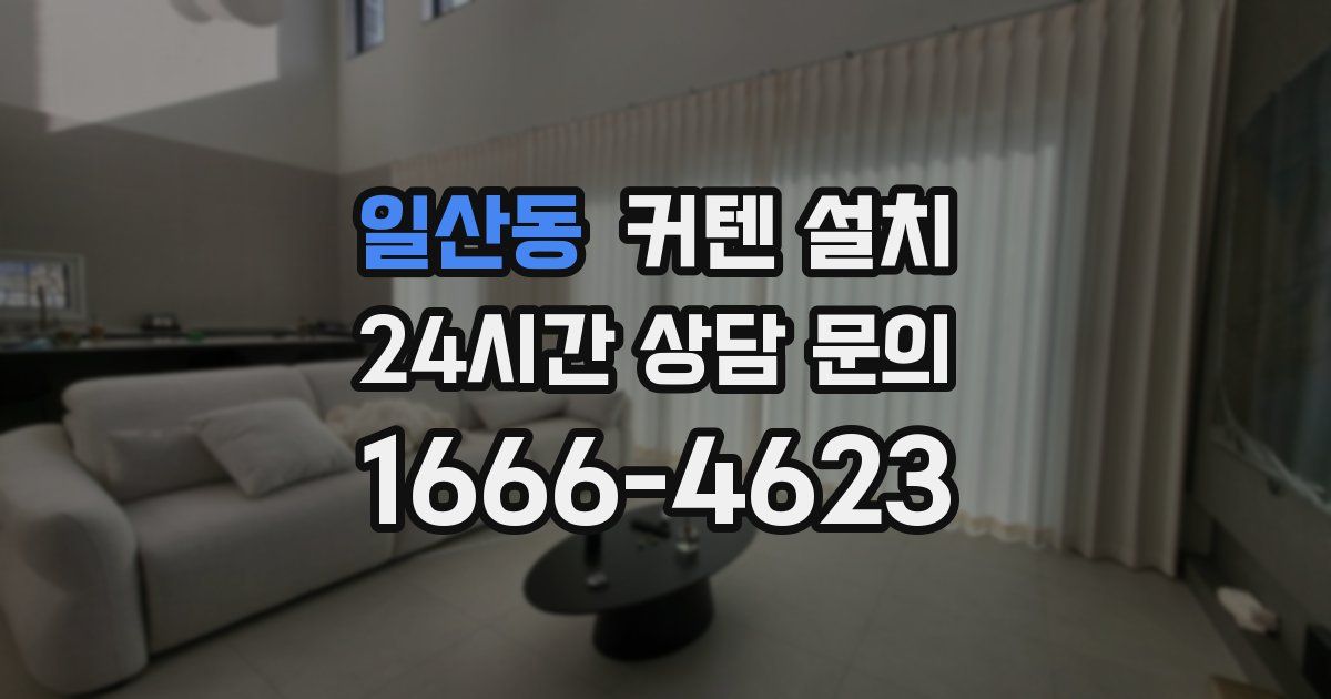 일산동 커텐 설치