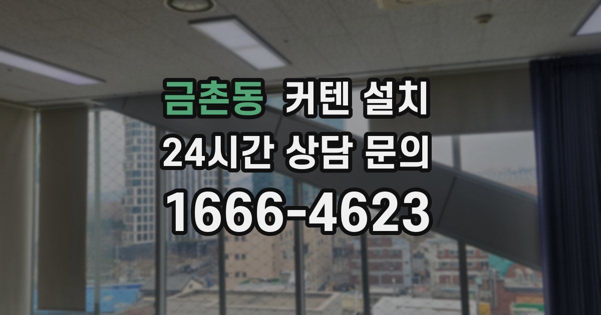 금촌동 커텐 설치