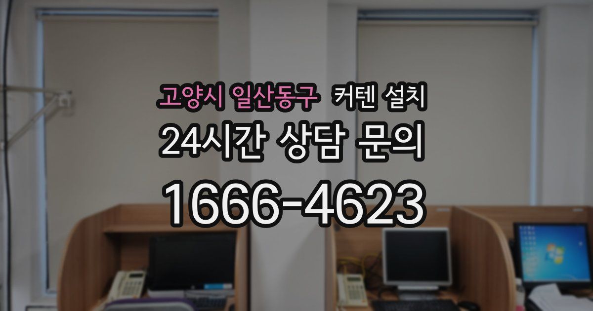 고양시 일산동구 커텐 설치