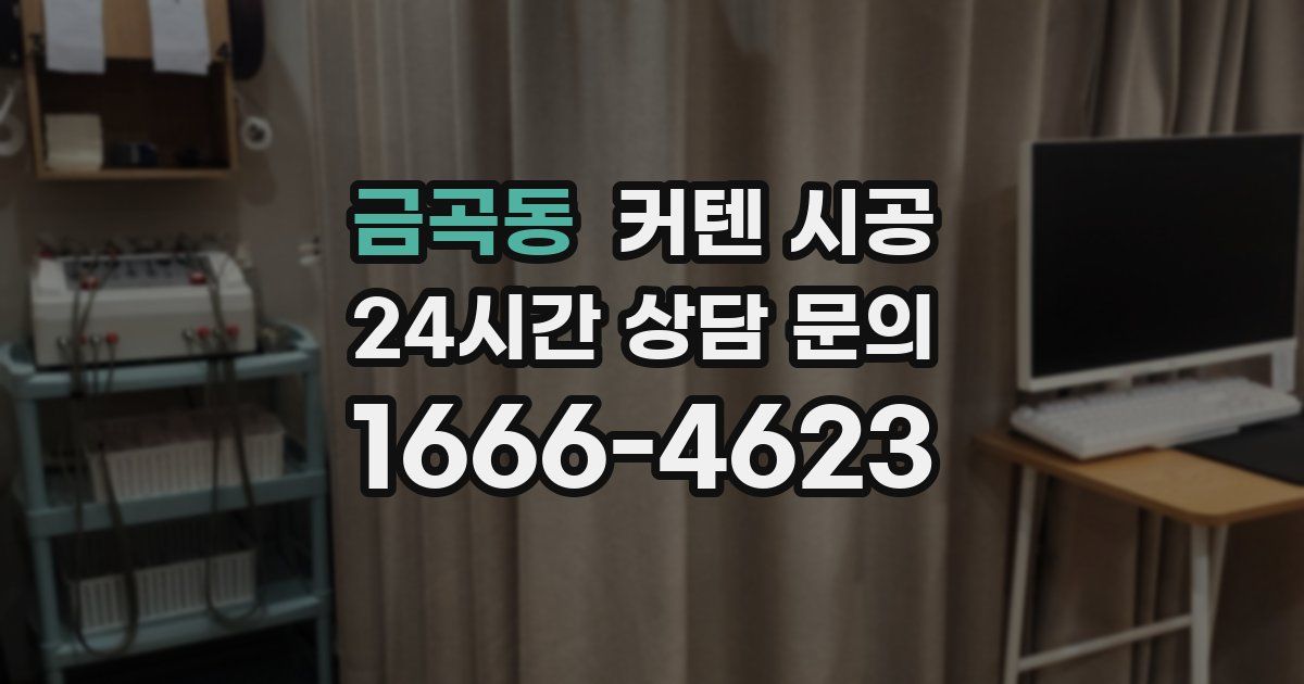 금곡동 커텐 시공