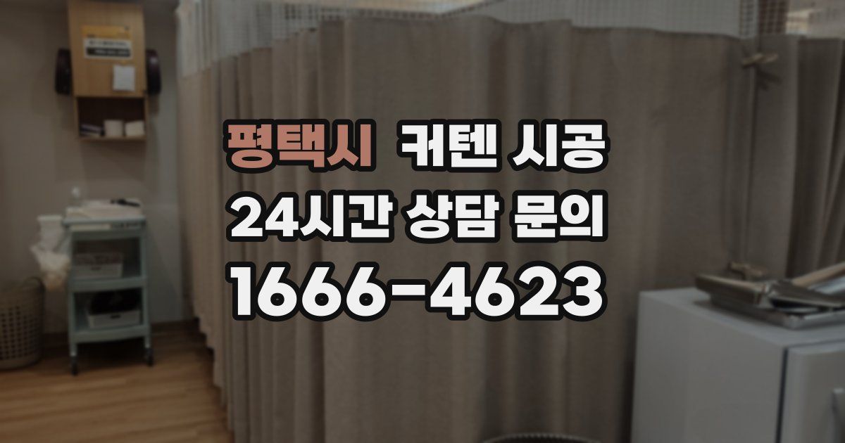 평택시 커텐 시공