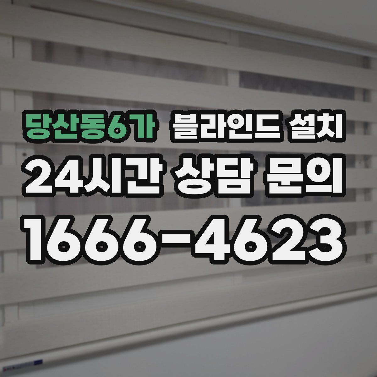 당산동6가 블라인드 설치