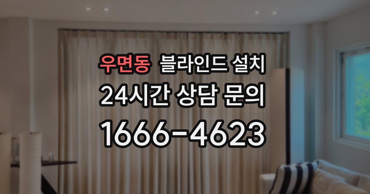 우면동 블라인드 설치