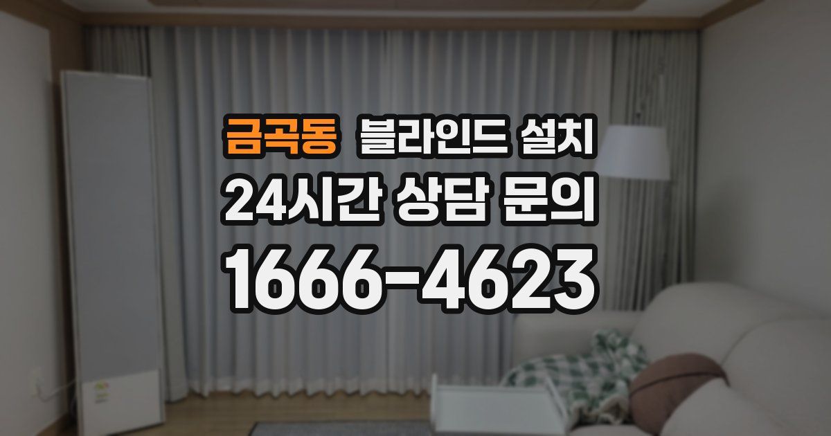 금곡동 블라인드 설치
