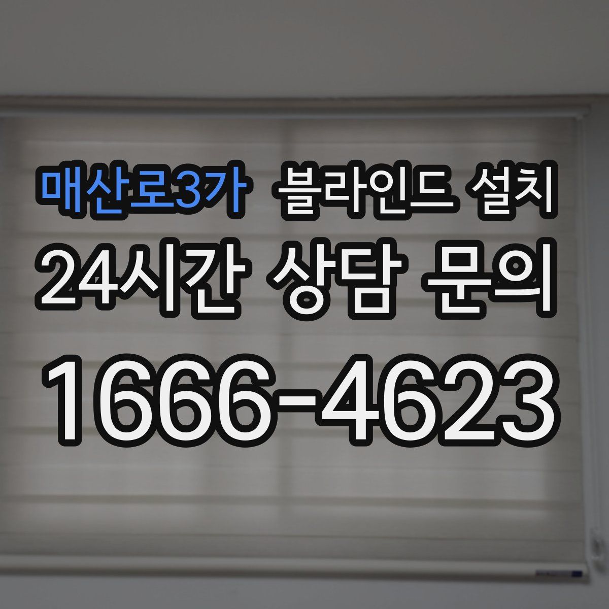 매산로3가 블라인드 설치