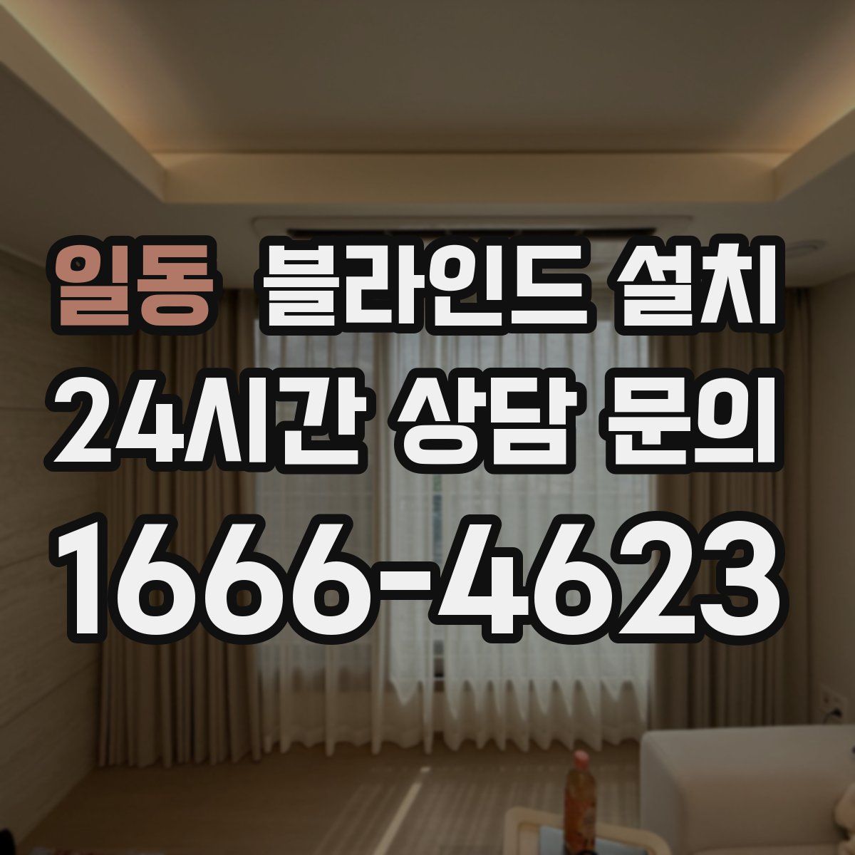 일동 블라인드 설치