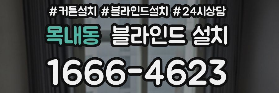 목내동 블라인드 설치