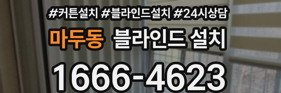 마두동 블라인드 설치