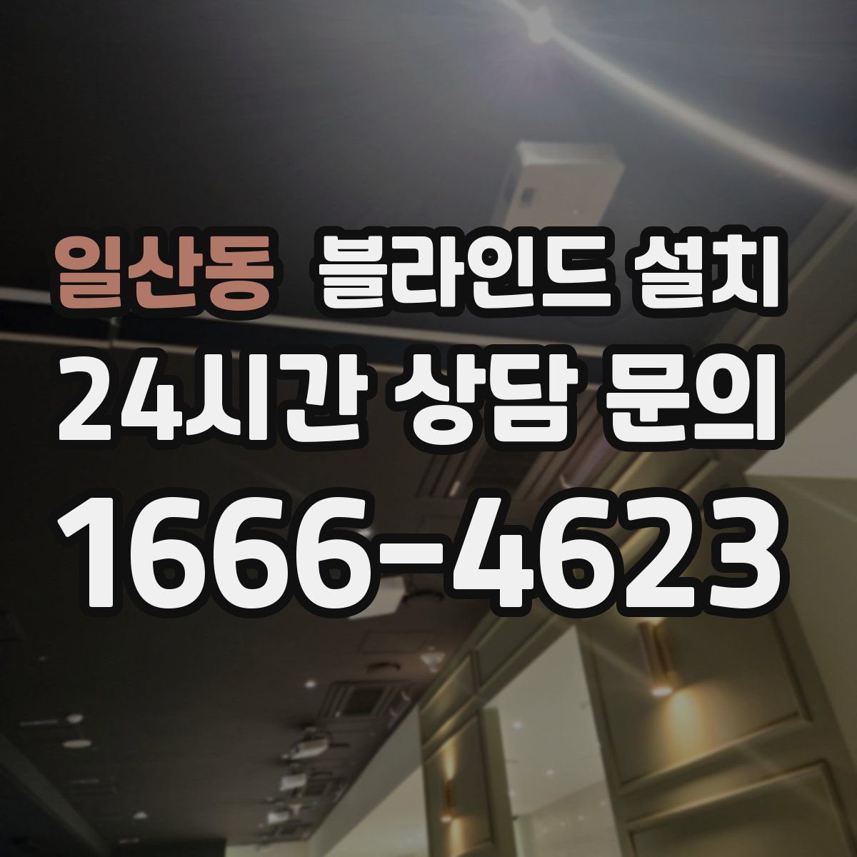 일산동 블라인드 설치