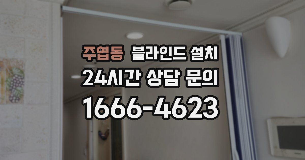 주엽동 블라인드 설치