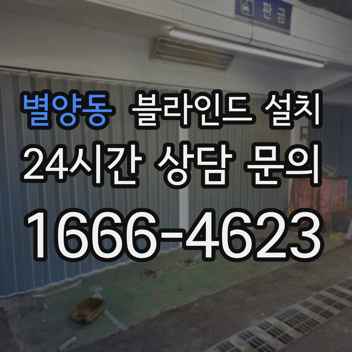 별양동 블라인드 설치