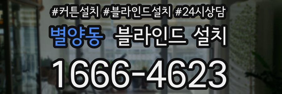 별양동 블라인드 설치