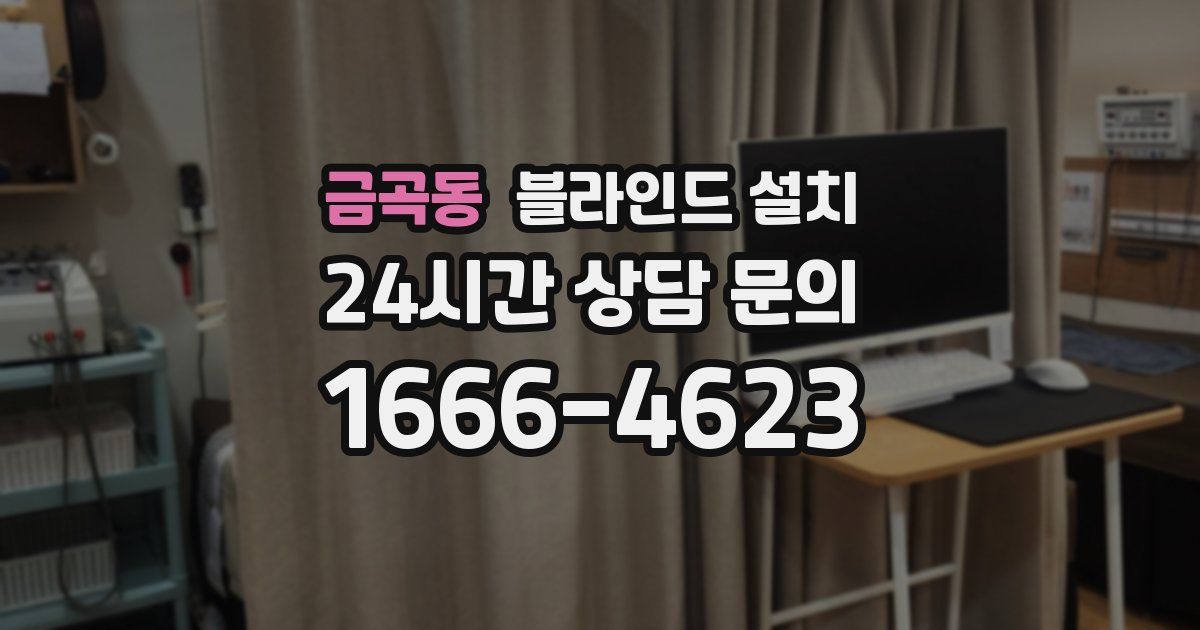 금곡동 블라인드 설치