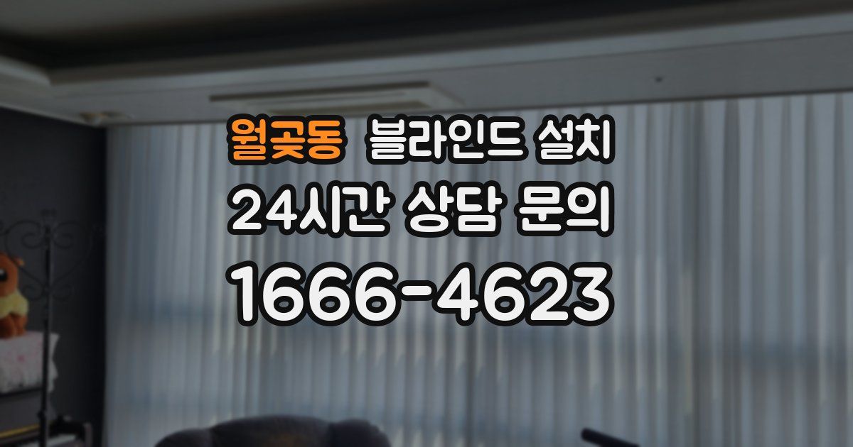 월곶동 블라인드 설치