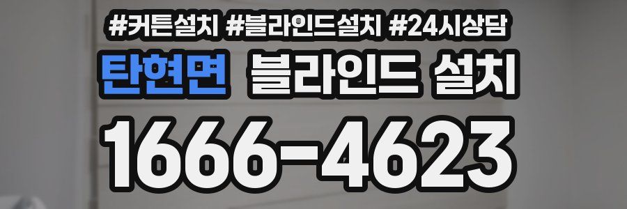 탄현면 블라인드 설치