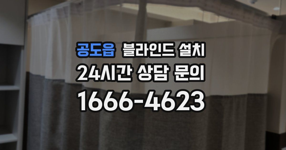 공도읍 블라인드 설치