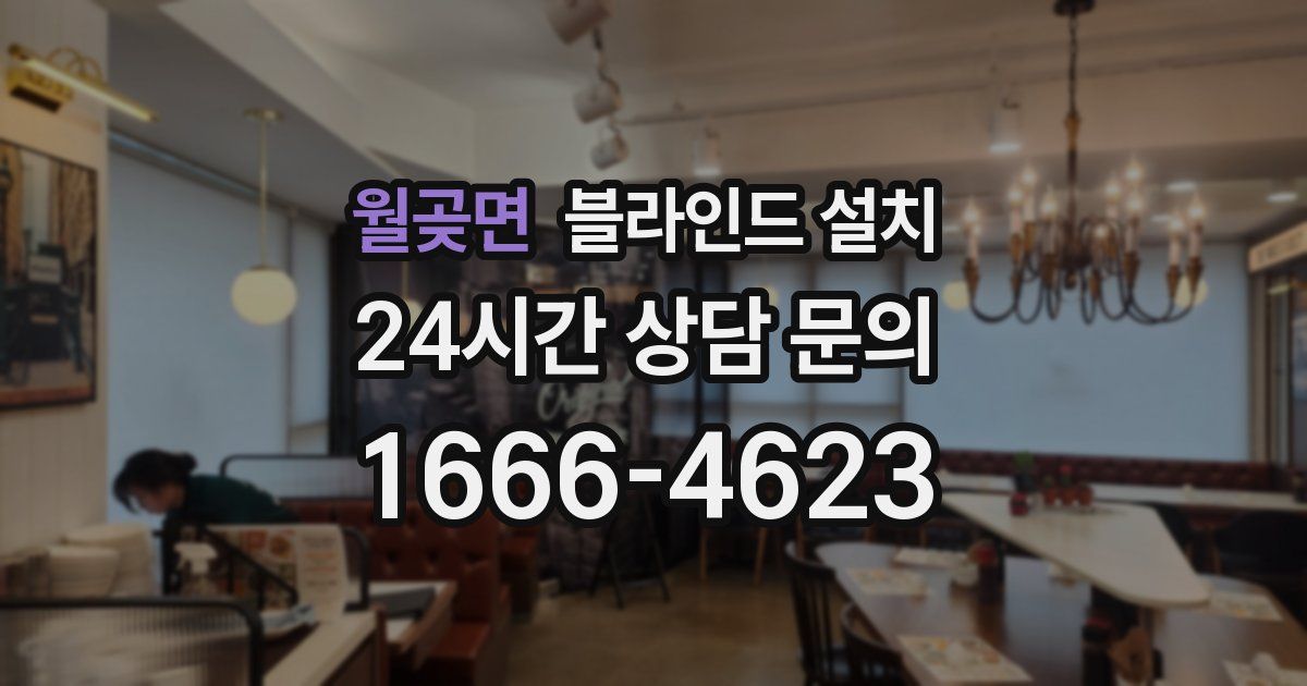 월곶면 블라인드 설치
