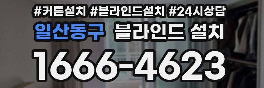 일산동구 블라인드 설치