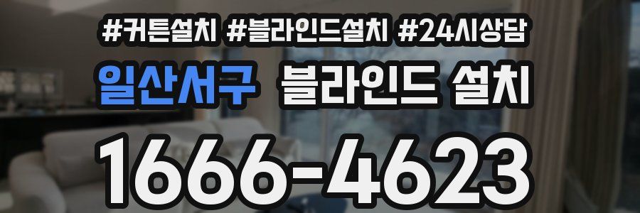 일산서구 블라인드 설치