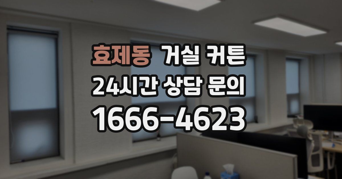 효제동 거실 커튼