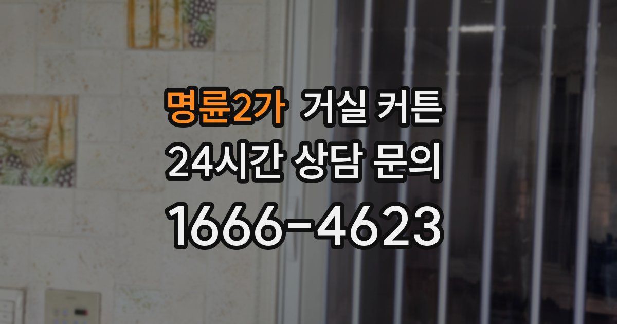명륜2가 거실 커튼