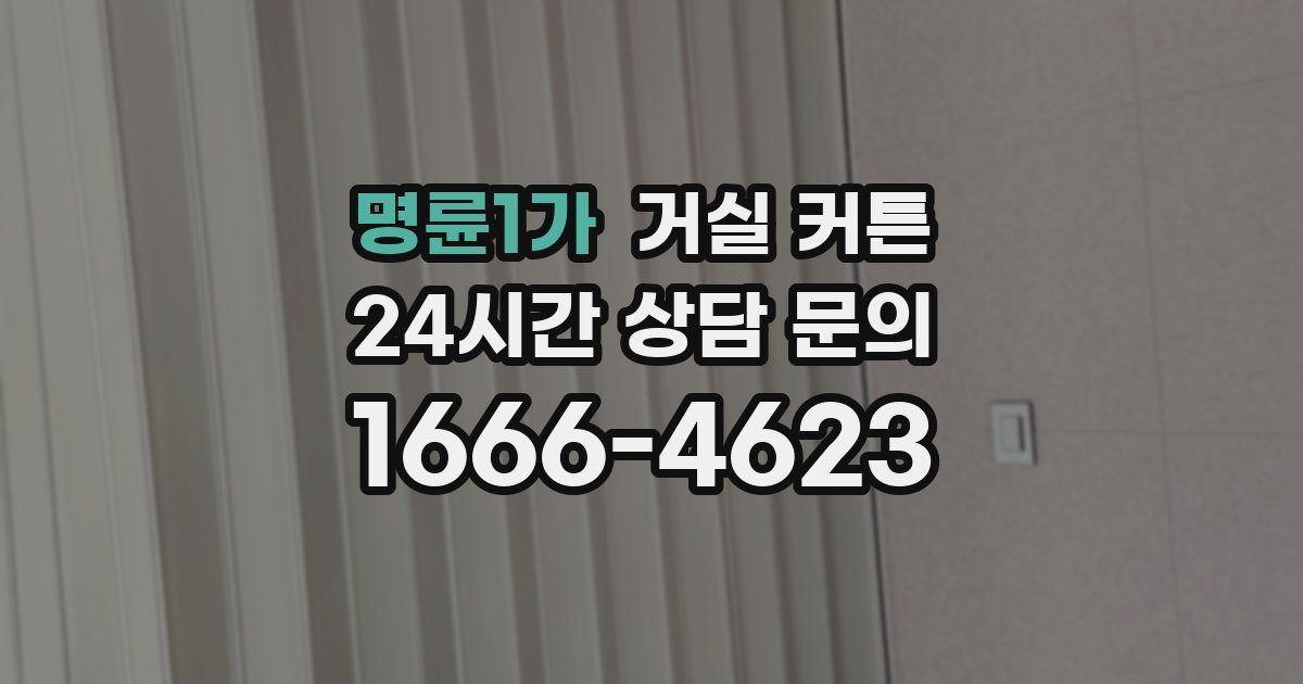 명륜1가 거실 커튼