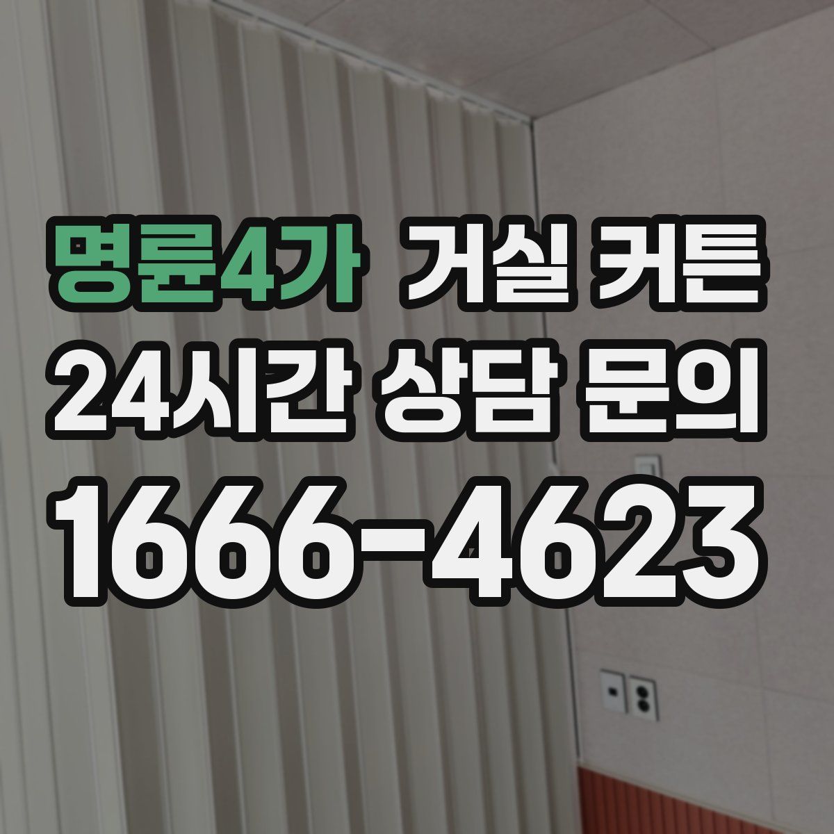 명륜4가 거실 커튼