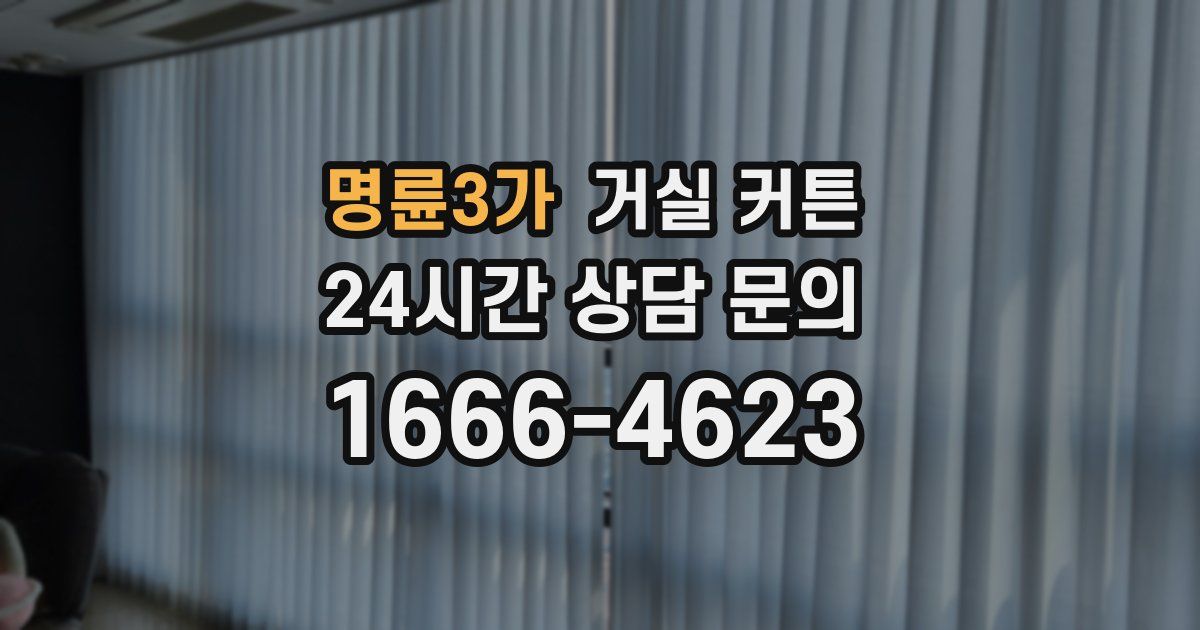 명륜3가 거실 커튼