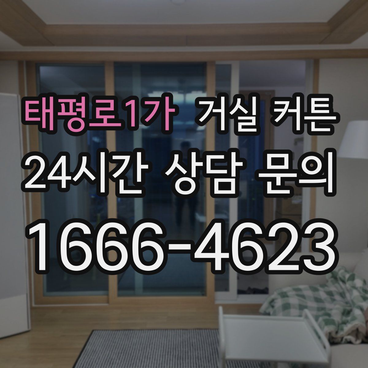 태평로1가 거실 커튼