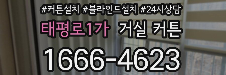 태평로1가 거실 커튼