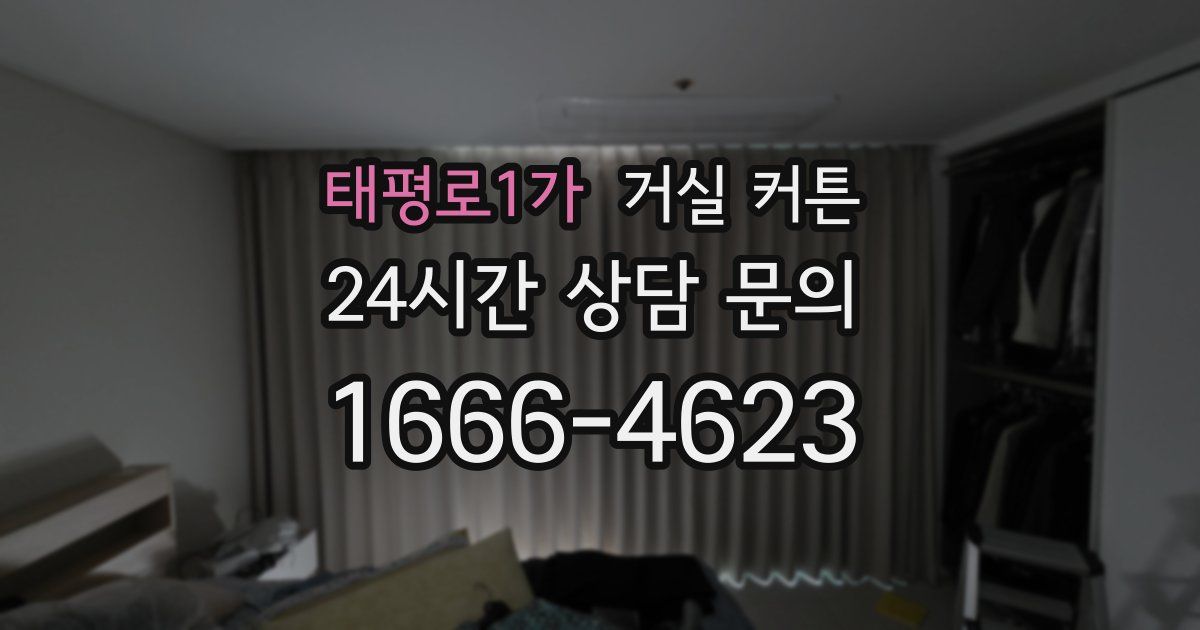 태평로1가 거실 커튼