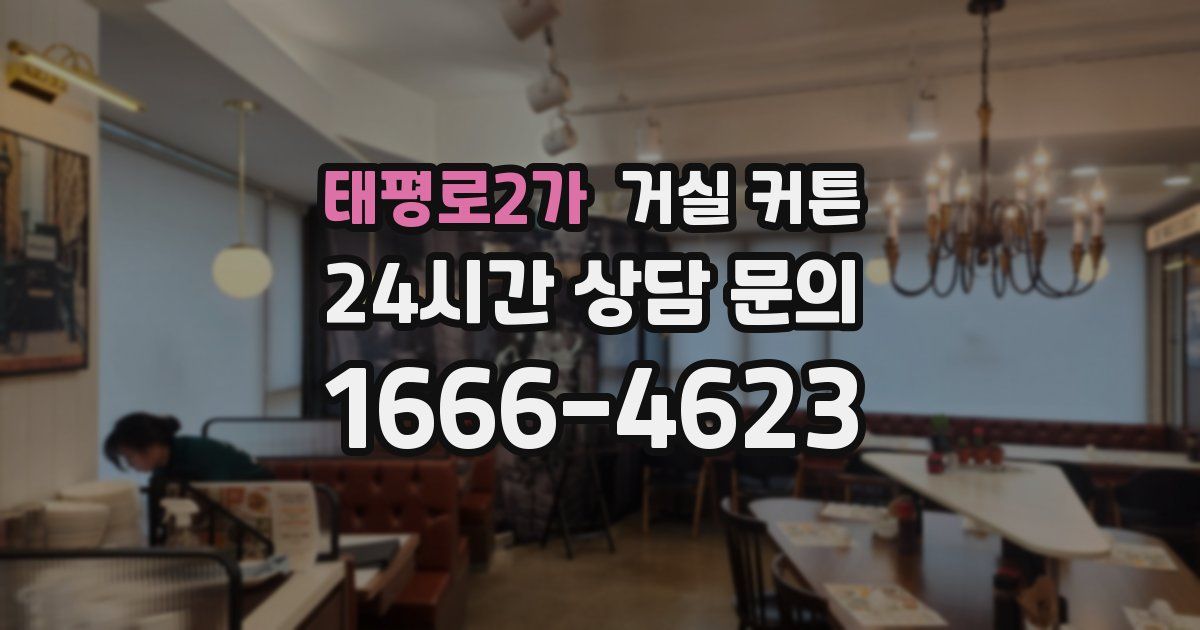 태평로2가 거실 커튼
