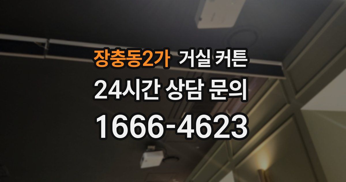 장충동2가 거실 커튼