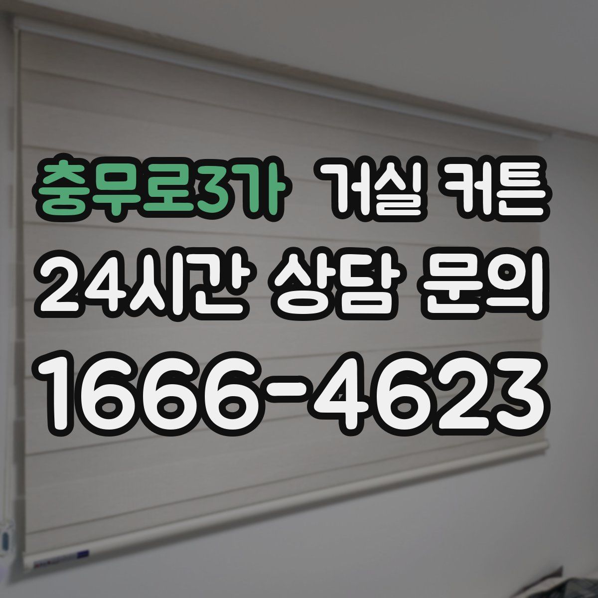 충무로3가 거실 커튼
