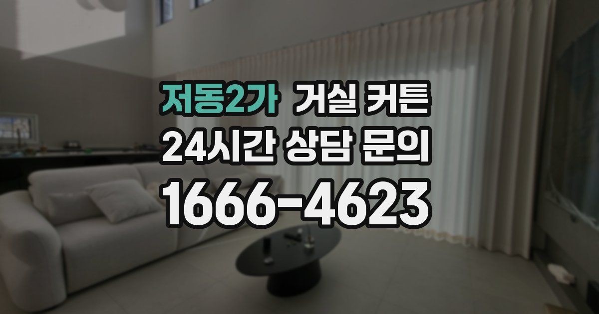 저동2가 거실 커튼