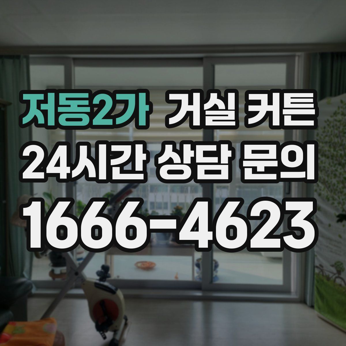 저동2가 거실 커튼