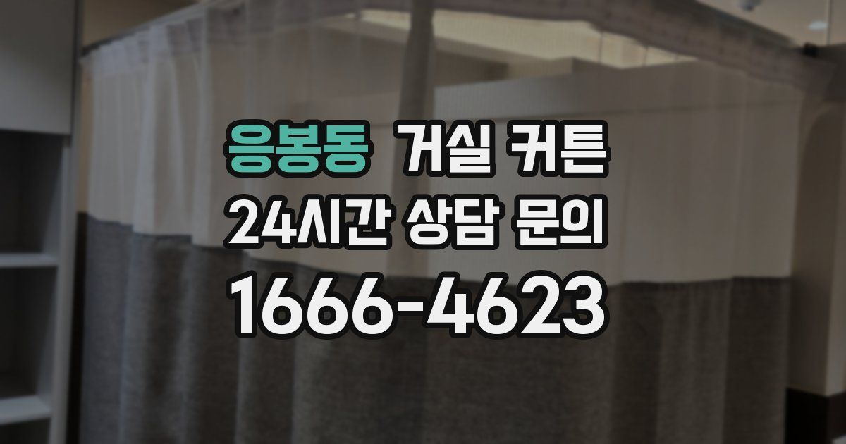 응봉동 거실 커튼