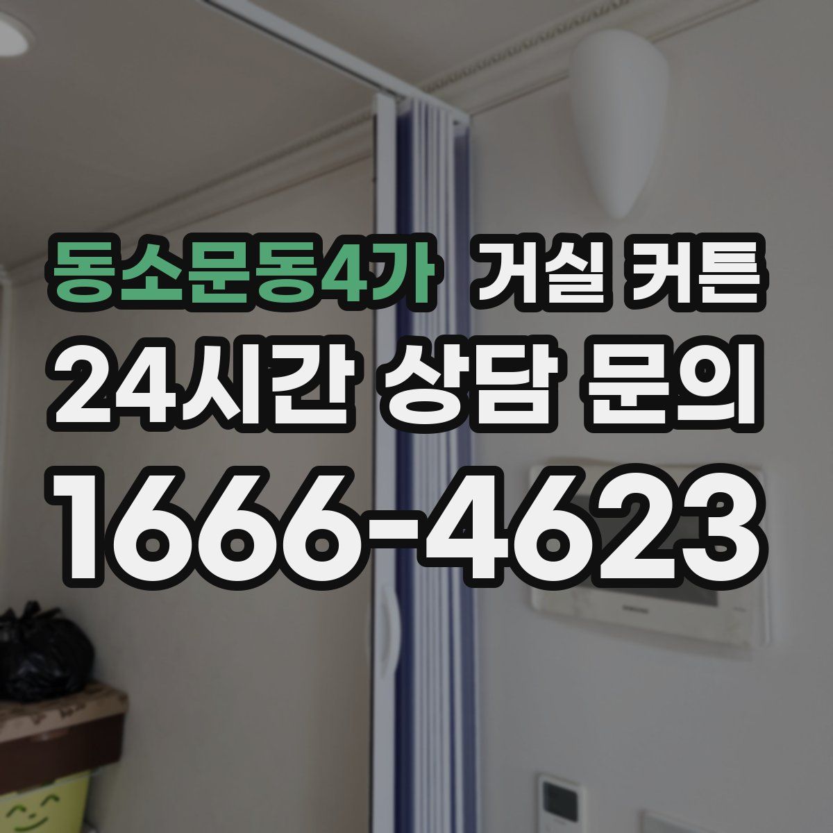동소문동4가 거실 커튼