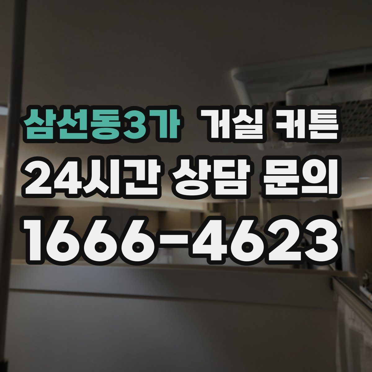 삼선동3가 거실 커튼
