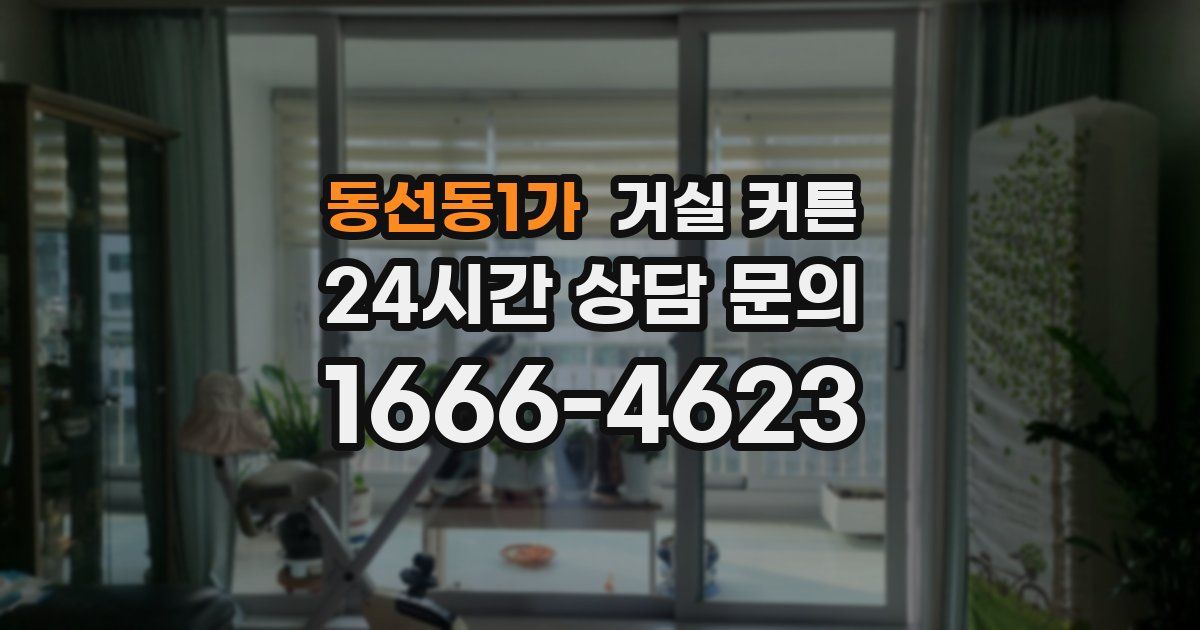 동선동1가 거실 커튼